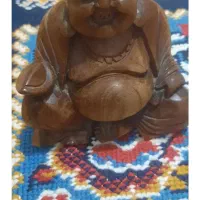 مجسمه بودای چوبی خارجی و قدیمی