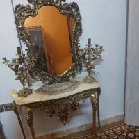 ایینه شمعدان با پایه