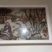 تابلو سه بعدی قاب چوبی