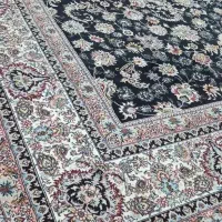 فرش 700 شانه اکرولیک نقشه افشان سرمه ای