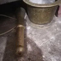 هاون قدیمی برنجی سنگین