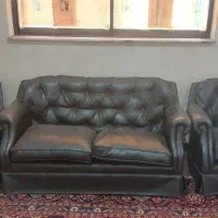 نیم ست مبل چرمی اداری