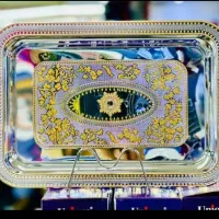 سینی رنگ ثابت نقره ای