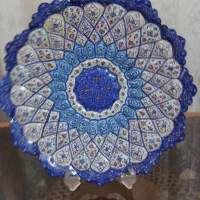 بشقاب وگلدان کار اصفهان