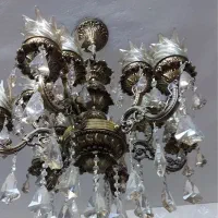 لوستر ۱۲ شعله  بزرگ و پر نور