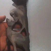 مجسمه ایتالیایی وارداتی جنس چوب آبنوس سیاه