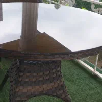 میز صندلی حصیری بافت ترک