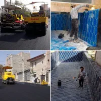 خدمات کامل فروش نصب واجرای ایزوگام قیرگونی آسفالت
