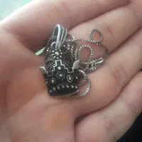 زنجیر نقره باپلاک