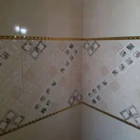 کاشی کاری بین کابینت تعمیرات داخلی دل سوزانه .منصف