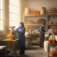 آسیاب دوورودی1اسب/تولیدپودروادویه باحاشیه سود بالا