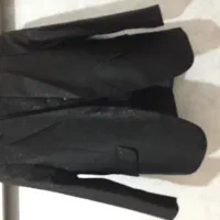 کت و شلوار شیک مشکی لمه