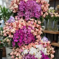 تاج گل افتتاحیه و نمایشگاهی ارزان‌ترین قیمت پخش گل