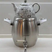 قوری کتری استیل هوم کینگ ۵ لیتری/ضخیم/دسته نسوز