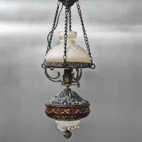 لوستر چنبره خور قدیمی ایتالیایی