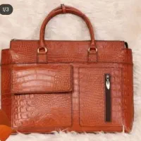 کیف اداری با چرم درجه یک گاوی و یراق اعلاوباکیفیت