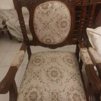 مبلمان چوب گردو عتیقه سالم و نو