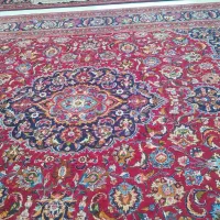 دوتخته فرش دستی زمینه لاکی