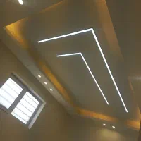 کناف،انواع دکوراسیون،لاین نوری،نور مخفی