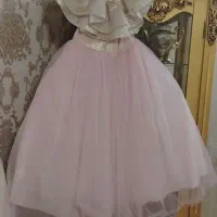 لباس مجلسی دخترانه صورتی خیلی خوشرنگ