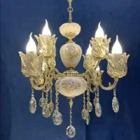 لوستر لامپا چینی برنزی(۳۰٪ نقد مابقی ۳تا چک ۳ماهه)