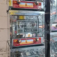 تنور گازی استیل چدن 32 سینی گرد