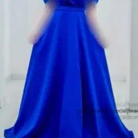 لباس مجلسی شیک آبی سایز ۵۰