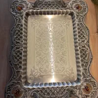 دو عدد سینی مجلسی