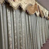 یک عدد پرده پذیرایی سلطنتی وپزده آشپز خانه