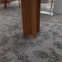 میز گرد خاطره چوبی