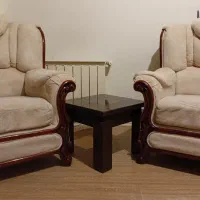 دو عدد مبل تک با میز