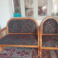 مبل کار کرده جنس چوب نرات سالم