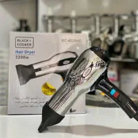 سشوار حرفه ای موتور سنگین black+cooker 3200