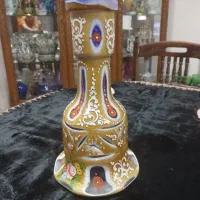 شیشه قلیان ۳ پوست  خوش رنگ  قدیمی