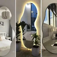 آینه طرح نور مخفی نصب