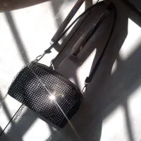 کیف مجلسی دخترانه و ساعت دیجیتالی