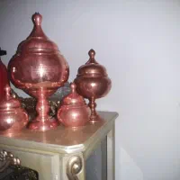 ظروف عتیقه مسی