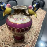 گلدان چینی برنز