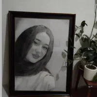 مداد رنگی و سیاه قلم|تابلو، نقاشی، عکس|ارومیه, |دیوار