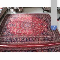 ۲عددفرش دستی بافت تمیز خیلی کم کار شده سالم سالم