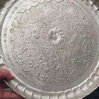 سینی مسی نو حکاکی شده عتیقه