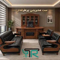 طراحی اتاق ریاست صفرتاصد میزصندلی شیک مدل طاها