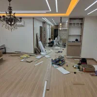 نقاشی نصب کاغذ پوستر پار‌کت کفپوش قرنیز ترمووال