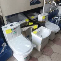 سنگ روشویی پایه دار کابینتی سنگ توالت فرنگی ایرانی