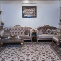مبلمان نیمه استیل ورق طلا