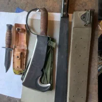 چاقو شکار بامبوزن ماچت تبر سورویوال آنتیک