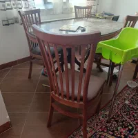 میز وصندلی نهارخوری ۶ نفره چوب راش