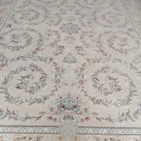 جفت قالی گل برجسته کرم