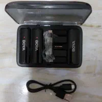 میکروفن بی‌سیم BOYA LINK، دو فرستنده، کاملاً سالم