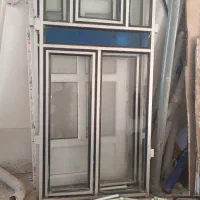 دو عدد پنجره آلومینیومی